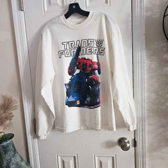 New Y2K Unisex Steve & Barry's Transformers Optimus Prime Long Sleeve Tee. - Picture 11 of 15